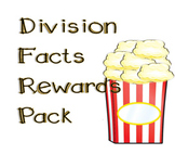 Division Facts Minute Tests and Rewards Pack Bundle