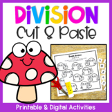 Division Facts Practice- Cut and Paste Division Activities