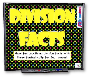 Preview of Division Facts SMART BOARD Games