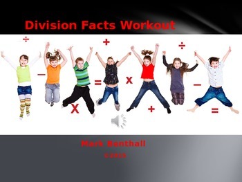 Preview of Math Facts Workout: Division