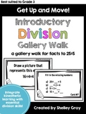 Division Facts to 25 Around the Room Gallery Walk