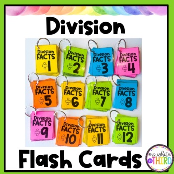 Preview of Division Flash Cards