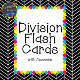 Division Flash Cards with Answers