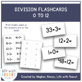Division Flashcards 0 to 12
