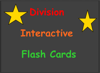 Preview of Division Flashcards