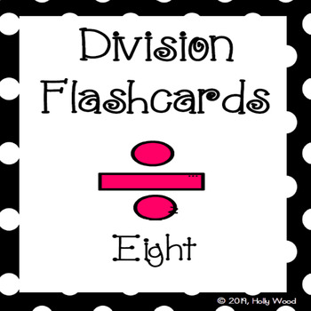 Preview of Division Flashcards - Divisor Focus: Eight
