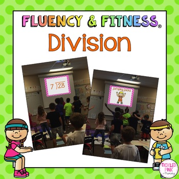 Preview of Division Math Facts Fluency & Fitness® Brain Breaks