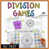 Division Fluency Games | Division Recall Math centers