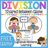 Division Game FREEBIE Shared Between into Equal Groups