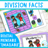 Division Games - Digital Printable Games