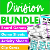 Division Worksheets, Games & Activities Bundle for Divisio