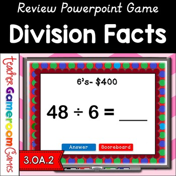 Preview of Division Powerpoint Game