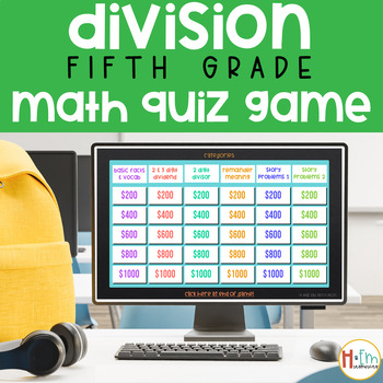 Division │Jeopardy Style Review │Quiz Game │Power Point Game │5th Grade