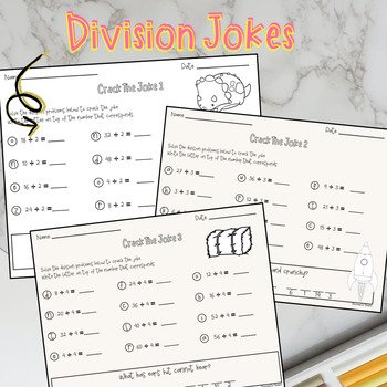 Preview of Division Jokes TPT Digital Activity