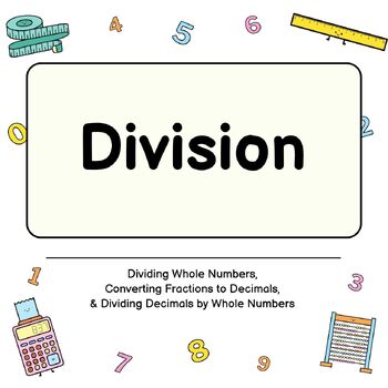 Preview of Division Lessons PowerPoint Bundle + BONUS student work paper!