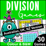 Monster Math Division Maths Board Games [Australian UK NZ 