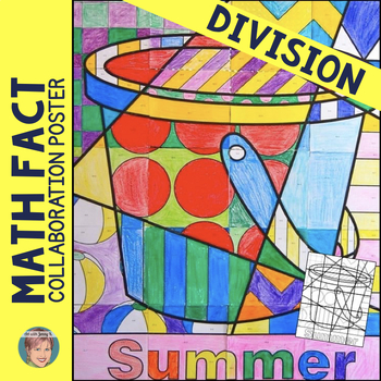Preview of End of the Year Activity | Summer Math DIVISION Review Collaborative Poster