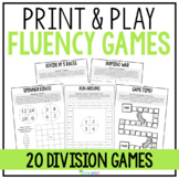 Division Math Fact Fluency Games | No Prep Math Games