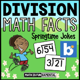 Division Math Fact Practice | Springtime Joke Mystery Pict