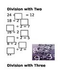 Division Math Tile Cards