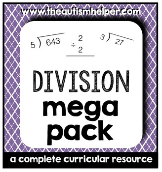 Preview of Division Mega Pack {a complete curricular resource}