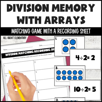 Division Memory by All About Elementary | Teachers Pay Teachers