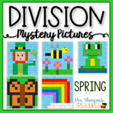 Division Mystery Pictures - Spring / St. Patrick's Day Activities