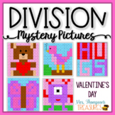 Division Mystery Pictures - Valentine's Day Activities