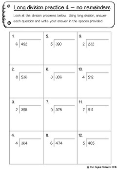 division pack units tens hundreds and thousands 35 practice printables