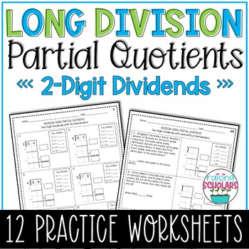 Division Partial Quotients 2-Digit Dividends Fourth Grade by Raising ...