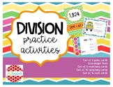 Division Practice Activities