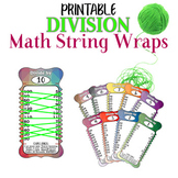 Division Practice String Wrap cards memorization mental math