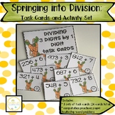 Division Practice: Task Cards and Worksheets