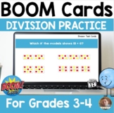 Division Review SELF-GRADING BOOM Deck -Grades 3-4: Set of
