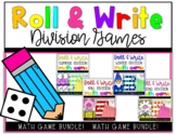 Division Roll and Write Math Games