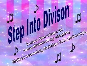 Preview of Long Division Made Fun and Easy with an Upbeat Song!