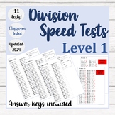 Level 1: Division Speed Tests 2÷ - 12÷