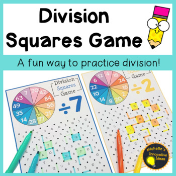 Division Facts- Mini-Games (Print and google slides version