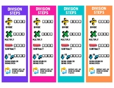 Division Steps Bookmark