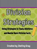 Division Strategies Activities for Basic Division Facts
