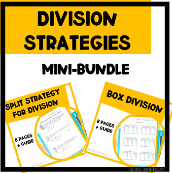 Preview of Division Strategies Bundle - Split Division and Box Division
