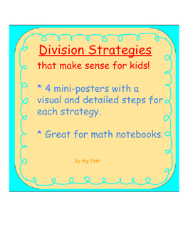 Division Chart For Kids