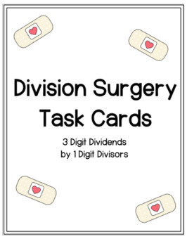 Preview of Division Surgery Task Cards