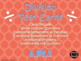 Division Task Cards {6.NS.2}