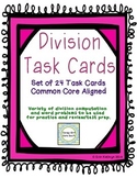Division Task Cards- Set of 24