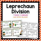Division Task Cards St Patrick's Day