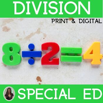 Preview of Division Special Education Division with Arrays and Models