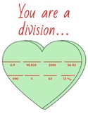Division Valentine's Day Scavenger Hunt