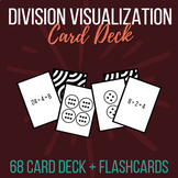 Division Visualization Game Deck and Flashcards