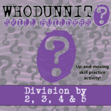 Division Whodunnit Activity - Printable & Digital Game Options